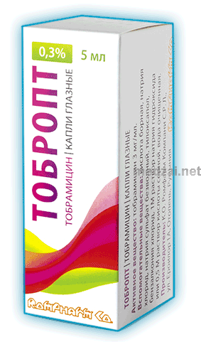 Tobropt  collyre S.C. ROMPHARM Company (Roumanie)