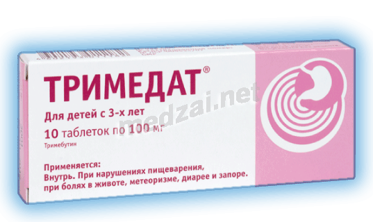 Trimedat<sup>®</sup>  comprimé Valenta Pharm (Fédération de Russie)