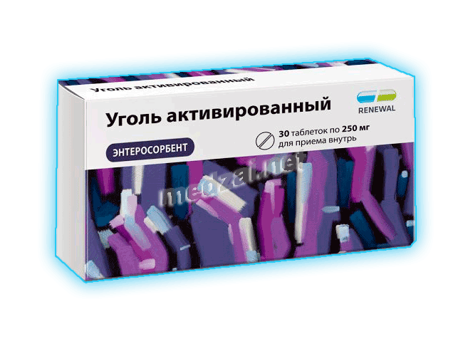 Уголь активированный  таблетки АО ПФК "Обновление" (Россия)