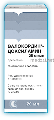 Валокордин-доксиламин  капли Кревель Мойзельбах ГмбХ (ГЕРМАНИЯ)