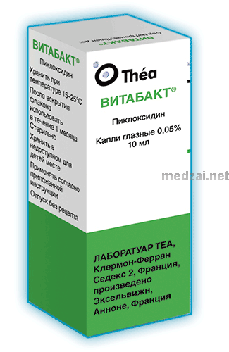 Витабакт  капли глазные Лаборатуар Теа (ФРАНЦИЯ)