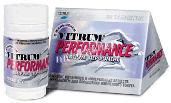 Vitrum<sup>®</sup> performance  comprimé Unipharm, Inc. (États-Unis)