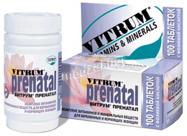 Vitrum<sup>®</sup> prenatal  comprimé Unipharm, Inc. (États-Unis)