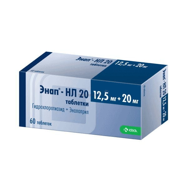 Enap-h Л 20 comprimé KRKA (SLOVENIE)