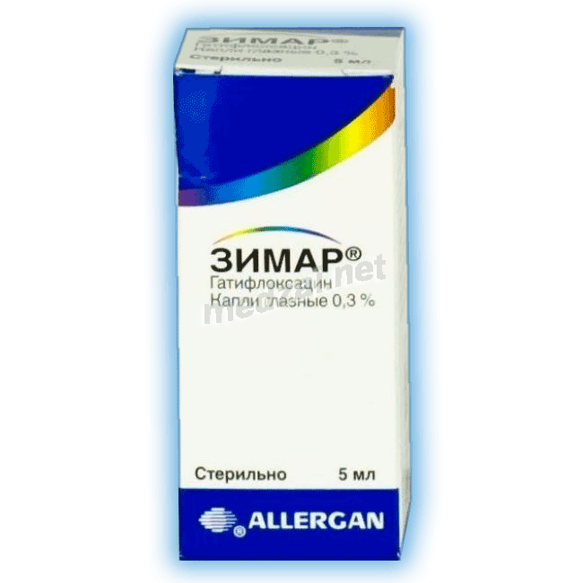 Zimar  collyre ALLERGAN (États-Unis)