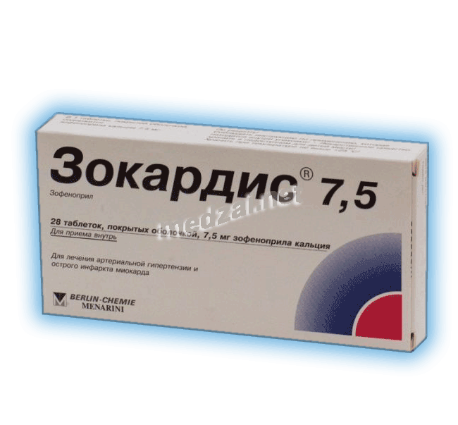 Zocardis 7,5 comprimé BERLIN-CHEMIE/MENARINI (Fédération de Russie)